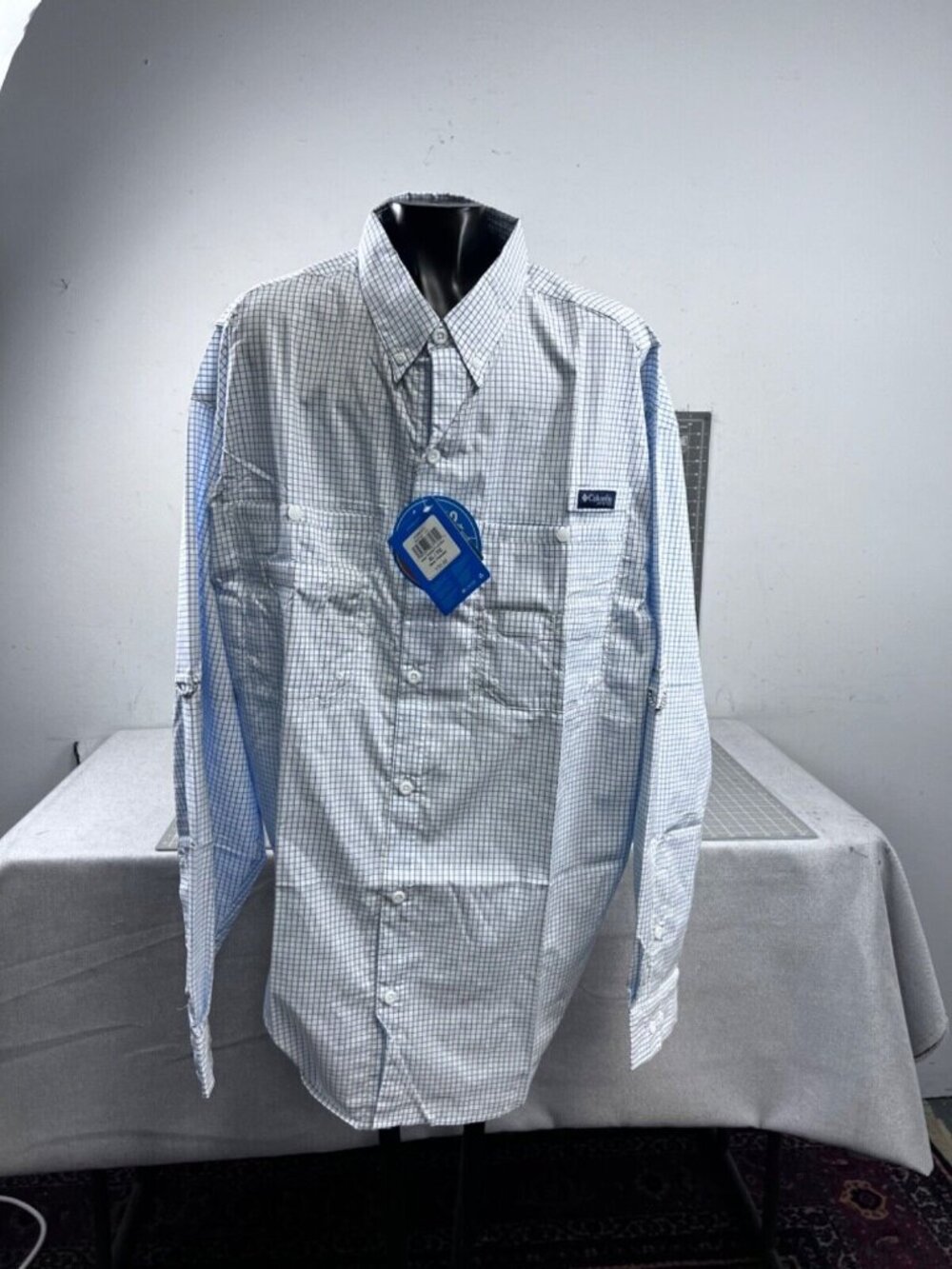 Columbia Men's Tamiami Long Sleeve Shirt XL NEW Fishing Outdoor UPF-40 Omni-shad